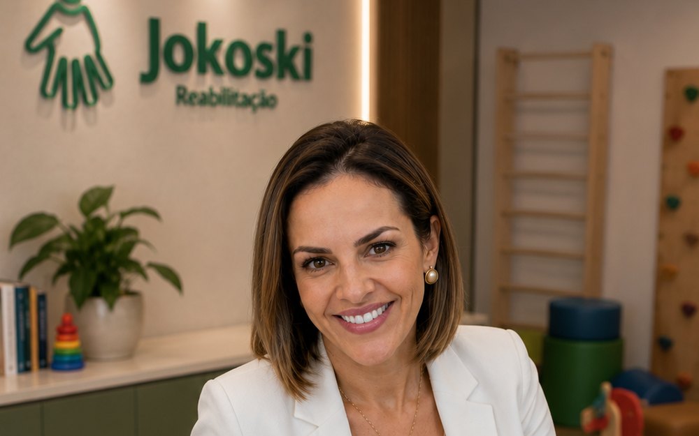 Luciene Jokoski no Centro Especializado Jokoski Reabilitação — Xaxim, SC